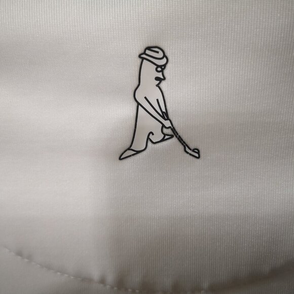 Ping Performance Men's Size XXL White w/ Green & Blue Pattern Golf / Polo Shirt - Picture 8 of 11